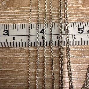 Tiffany and Co. THICK Sterling Silver Chain 18in 3mm Necklace